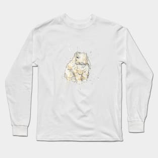 Fluffy bunny - Rabbit - Watercolour Long Sleeve T-Shirt